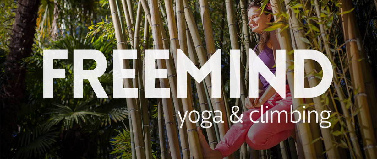 Naema Götz, yoga & climbing teacher: Feel the flow, free your mind and smile.